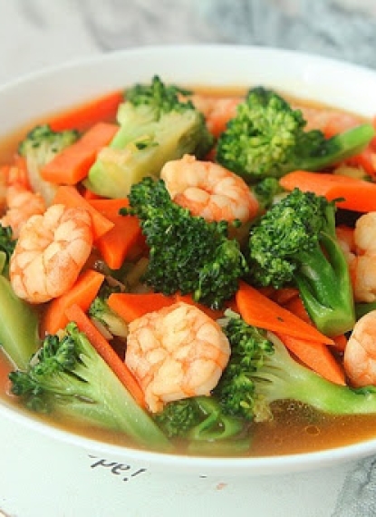 Bông Cải Xào Tôm