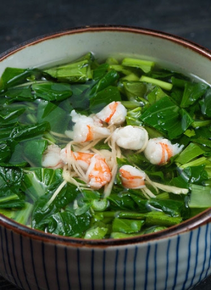 Súp Cải Ngọt Tôm