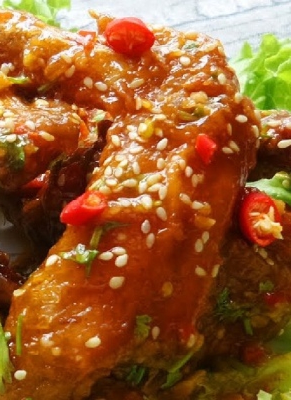 Gà Sốt Ớt Chua Cay