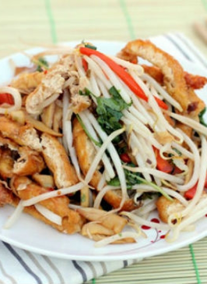 Giá Hẹ Xào Đạu Hủ