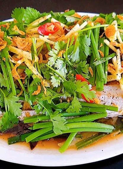 Cá Chẽm Hấp Gừng