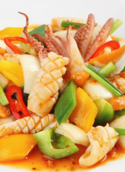 Mực Xào Tỏi